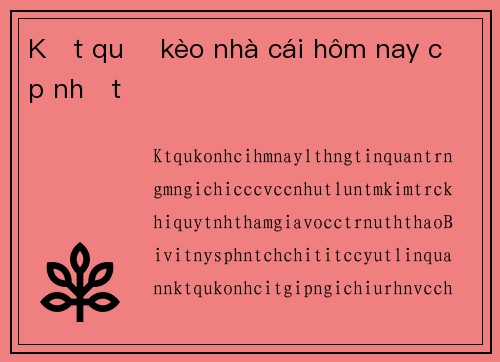 Kết quả kèo nhà cái hôm nay cập nhật