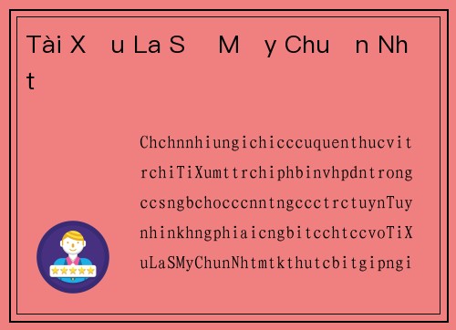Tài Xỉu La Số Mấy Chuẩn Nhất 