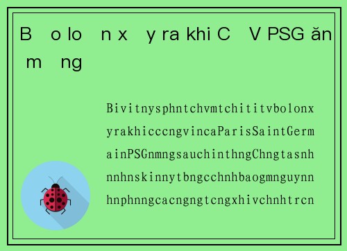 Bạo loạn xảy ra khi CĐV PSG ăn mừng